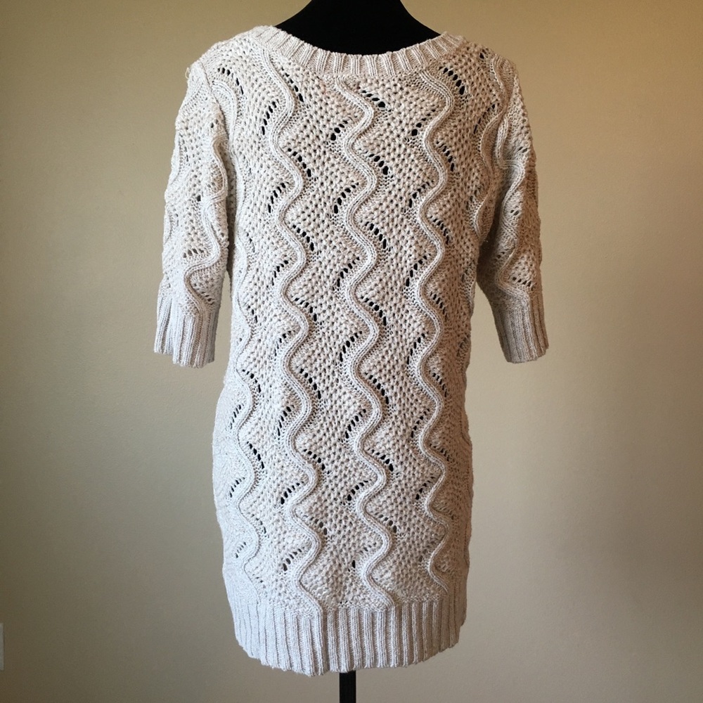 Elle silver shimmer wave knit - Picture 2 of 5